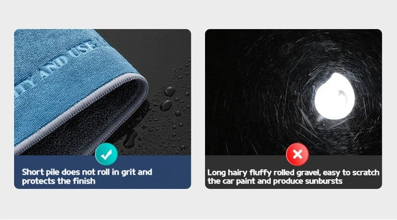 Microfiber Car Wash Towel 75X35cm Lint-Free Car Cleaning Towels Ultra-Soft Drying Cloth Car Detailing Washing Tools