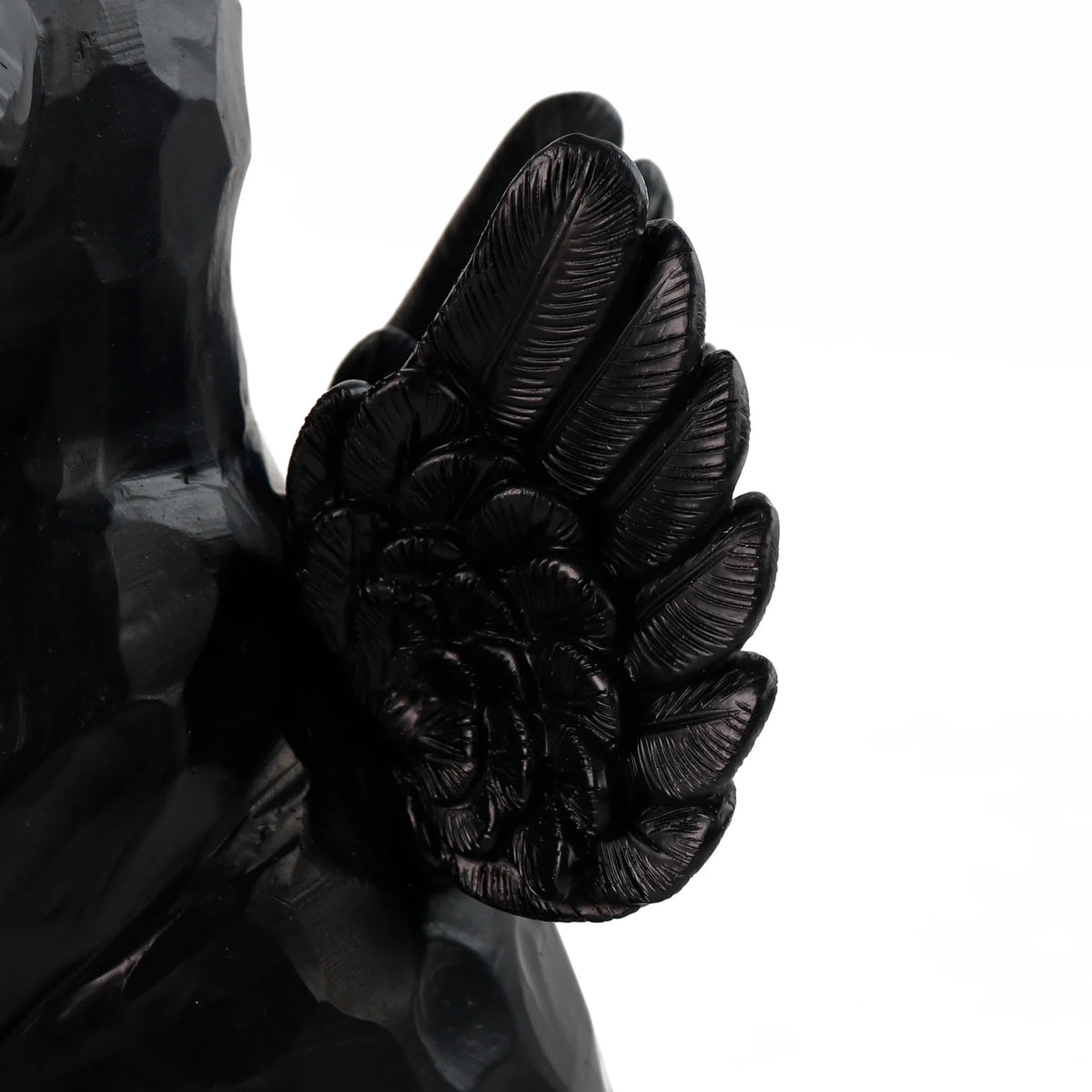 Hot-selling Standing Cat and Dog Urn Amazon Explosion Black Angel Pet Commemorative Urn Sealed Pet Ashes Urn Storage Box