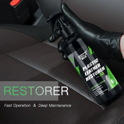 Car Product Hgkj S3 Liquid Leather Plastic Renovator Restorer Coat Wax Car Interior Seat Leather Restoration Repair Agent