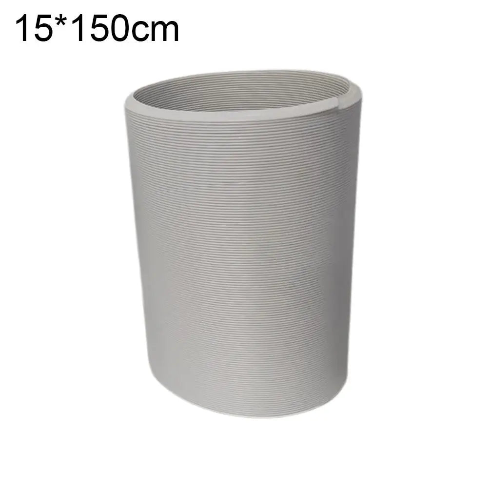 1/2PCS 1.5M Flat Mouth Joint Exhaust Duct Portable Mobile Air Conditioner Window Duct Pipe Connector Exhaust Systems Accessories