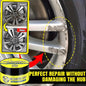 Car Alloy Wheel Rim Scratch Repair Paste Auto Wheel Scratch Remover Oxidation Polishing Paste Restore Gloss for Car SUV RV Truck