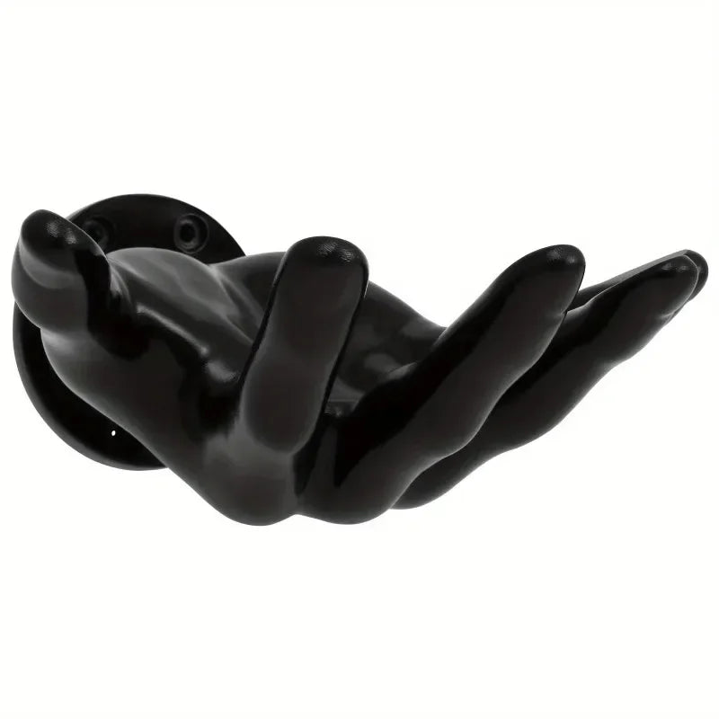 Wall-Mounted Ball Holder Hand Palm Shaped Wall Shelves Display Storage Rack for Basketball Soccer Volleyball Home Decor Crafts