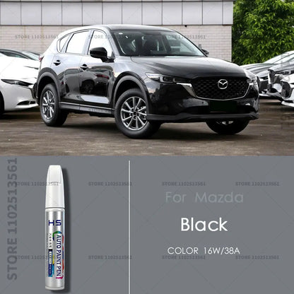 For Mazda CX3 Paint Repair Pen Touch Up Scratch Remover DIY Car Accessories White 34K Blue 42M 	41B Black 16W 38A Gold Gray 46G