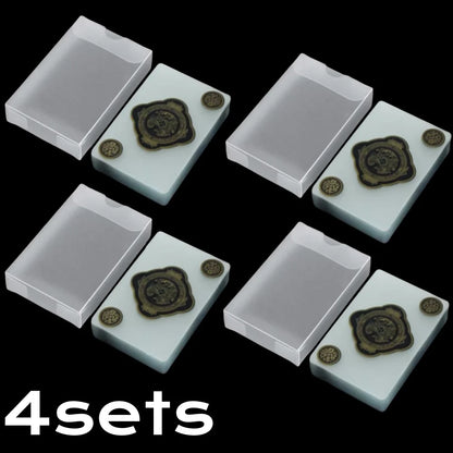 Waterproof Transparent Plastic Playing Cards 2Sets Creative Durable PVC Poker for Deck Board Game and Classic Card Games Access