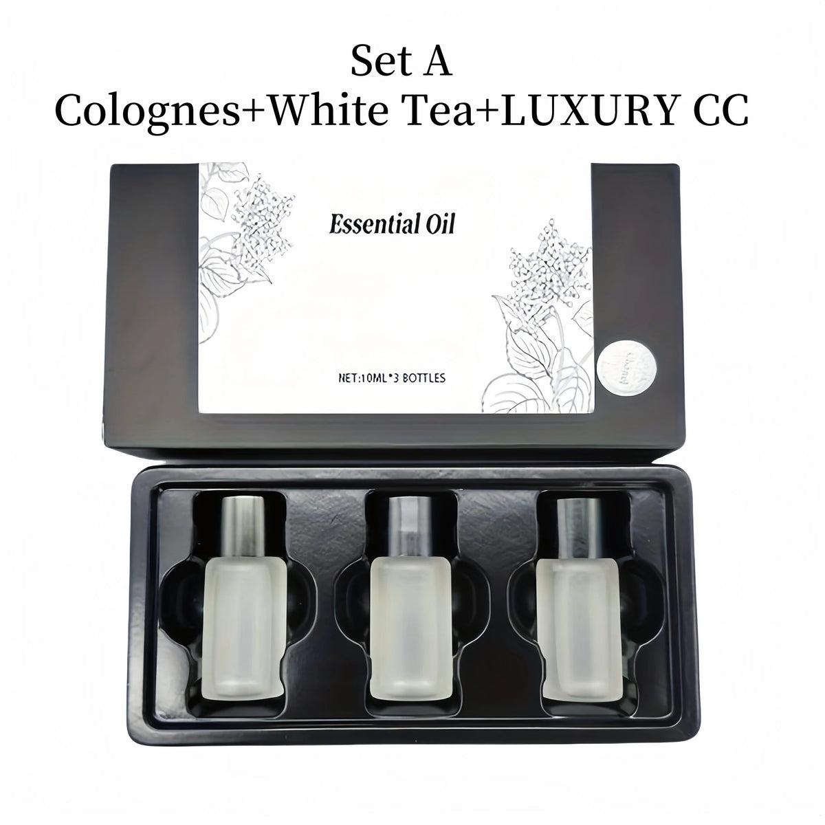Car Air Fresheners, Three-Piece Set, Portable Car Fragrance, Various Perfume Scents, Used with a Car Diffuser