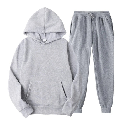 2024 Winter Brand Tracksuits Men's sets Long Sleeve Pullover + Jogging Trousers 2pcs Sets Fitness Running Suits sportswer Male