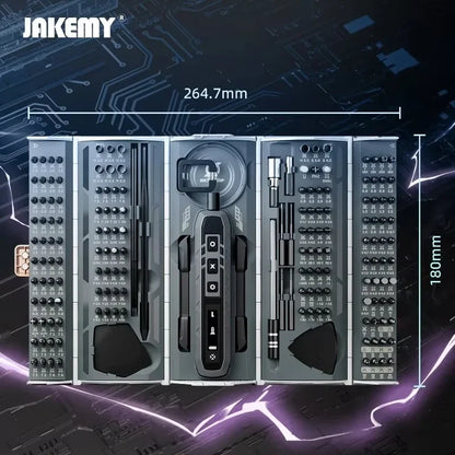 180 in 1 Precision Electric Screwdriver Set Magnetic Torx Hex Bits Repair Tools Power LED Equipment Power Tools Box Men Gift