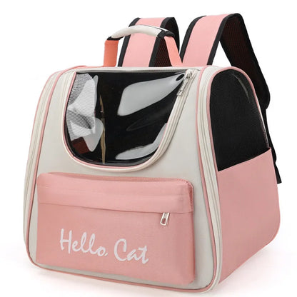 Backpack for Cats and Dogs, Portable Pet Bag for Outdoor Use, Large Capacity Space Cabin, Carrying Cat and Dog Box, Outdoor Bag