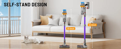 VAKERR X15 Pro 750W Cordless Vacuum Cleaner 75KPA Strong Suction for Pet Hair and Carpet 80Mins Runtime Household Cleaning