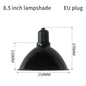 Deep Dome Reptile Lampshade 5.5/8.5/10 Inch Light Fixture Snakes Lizards Geckos Terrariums Anti-scald Reptile Protective Shade