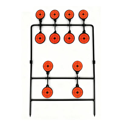 Carbon Steel Detachable 12-target Shooting Practice Rotating Target For Precision Shooting Practice