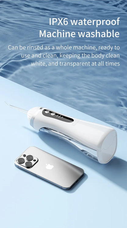 Electric Toothbrush Dental Irrigator Cleaning Machine with Residual Teeth Gap Cover Oral Beauty Device for Better Flossin
