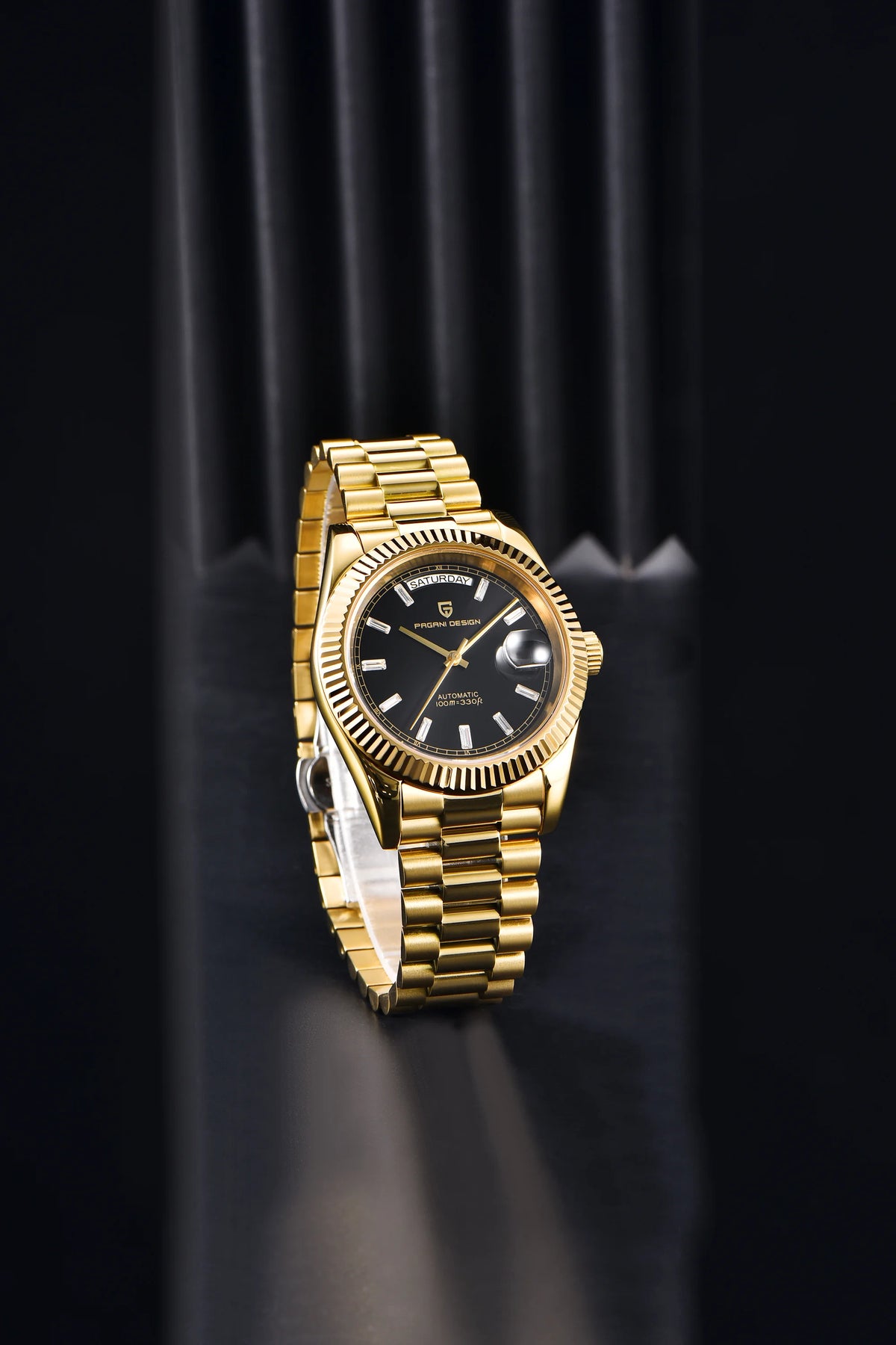 PAGANI DESIGN 2026 New Luxury Rose Gold DD40 Automatic Watch For Men 8285 Mechanical Wristwatch Men Stainless Steel Waterproof