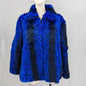 Women Real Rabbit Fur Coat High Collar Winter Jacket Make of One Rabbit Fur Cross Mink Pattern