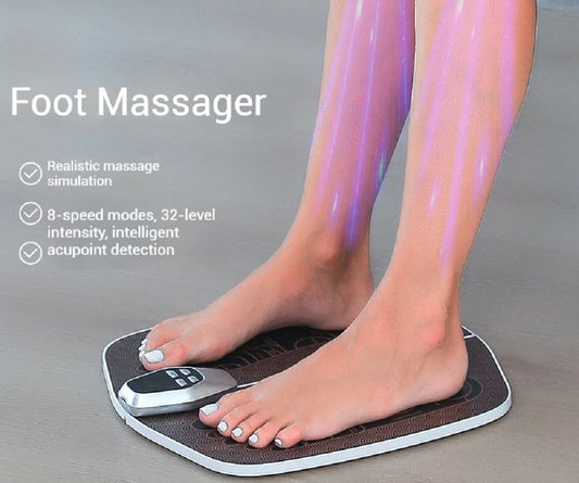 Foot Massage Mat with Microcurrent Electric Foot Relaxation Massager,  foot massage pad
