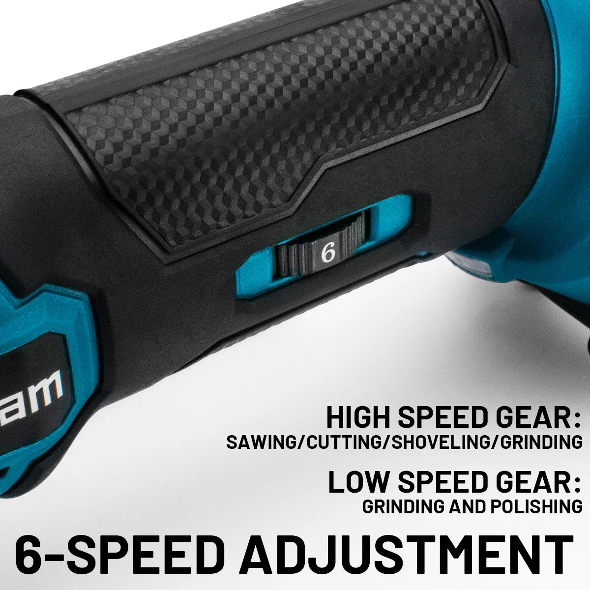 Gisam 20000OPM Cordless Quickrelease Oscillating Tool Multifunction Trimmer Power Tool Anti-Vibration for makita 18V battery Pin
