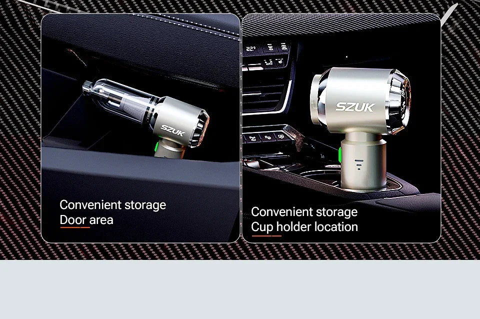 SZUK 18000PA Portable Vacuum Cleaner for Car  Dust Blower Cordless Handheld Car Vacuum Cleraner Powerful Mini Vacuum Cleaner