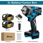 Gisam 900N.M Brushless Electric Impact Wrench 1/2" Cordless High Torque Wrench Drill Screwdrivers Tools For Makita Battery Pin