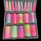 New Flower Nail Foils for Transfer Paper Stickers Floral Adhesive Fruit Nails Wraps Fish DIY Water Marble Nail Art Decorations
