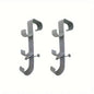 Pool Leaf Skimmer Net Holder Adjustable Telescopic Pole Hanger Above Ground Pool Outdoor Hot Tub Poolside Cleaning Accessories