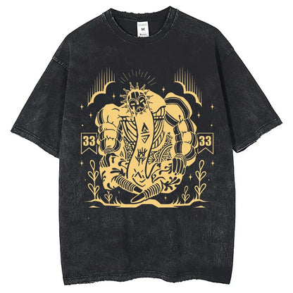 Clair Obscur Expedition 33 Cotton Gift New Design Game Fans Clothes T-shirts for Men Merch T-Shirt Vintage Wash Gamer Tops