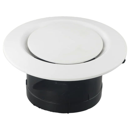 Exhaust Hood ABS Air Vent Extract Valve Grille Round Diffuser Ducting Ventilation Cover Air Volume Cooling Vent 75mm 100mm 125mm