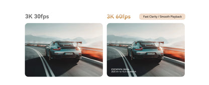 DDPAI 4K Dash Cam Z60 Pro HDR Support Front and Rear Interior Car Camera SONY STARVIS2 678 Sensor 5GHz Wi-Fi GPS ADAS 4G Car DVR