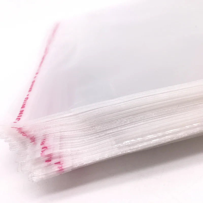 100pcs 6x9cm Resealable Poly Bag Transparent Opp Bag Plastic Bags Self Adhesive Seal Jewellery Making Bag