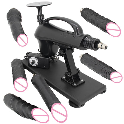 FREDORCH Upgraded Sex Machine for Women with Dildos Automatic Masturbation Machine Pump Gun Love Machine Couple Sex Toys