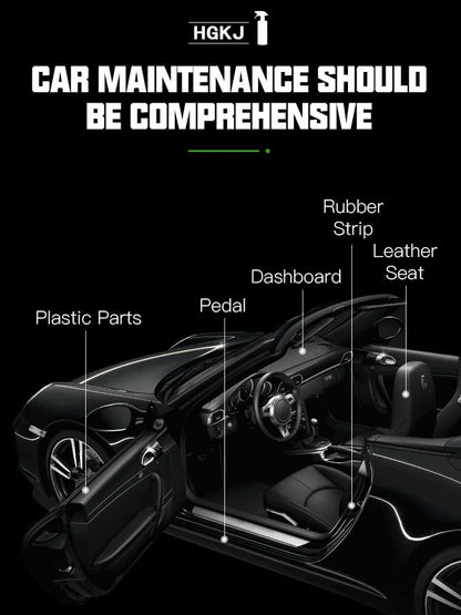 Car Product Hgkj S3 Liquid Leather Plastic Renovator Restorer Coat Wax Car Interior Seat Leather Restoration Repair Agent
