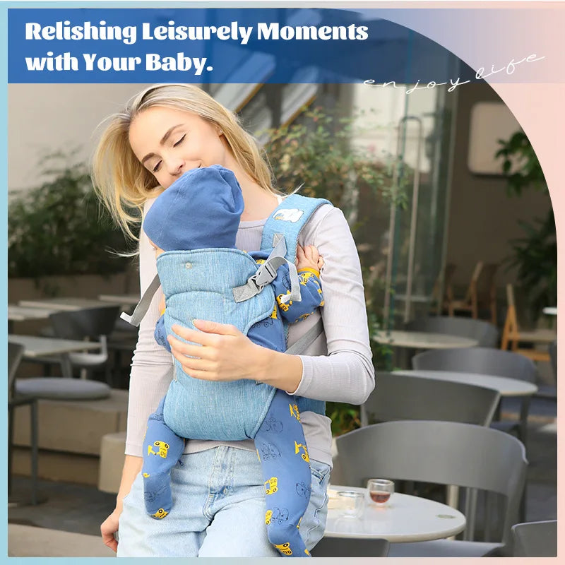 Baby Shoulder Strap Portable Children Strap Backpack Thicken Shoulder Ergonomic Hoodie Kangaroo Baby Strap