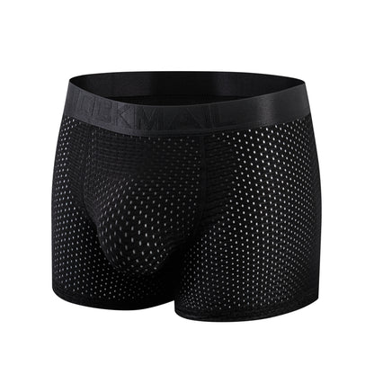 Men Trunks Built-in Fake Butt Hip Lifter Enhancer Shorts Boxer Briefs Padded Underwear Shapewear Underpants Nylon  Breathable