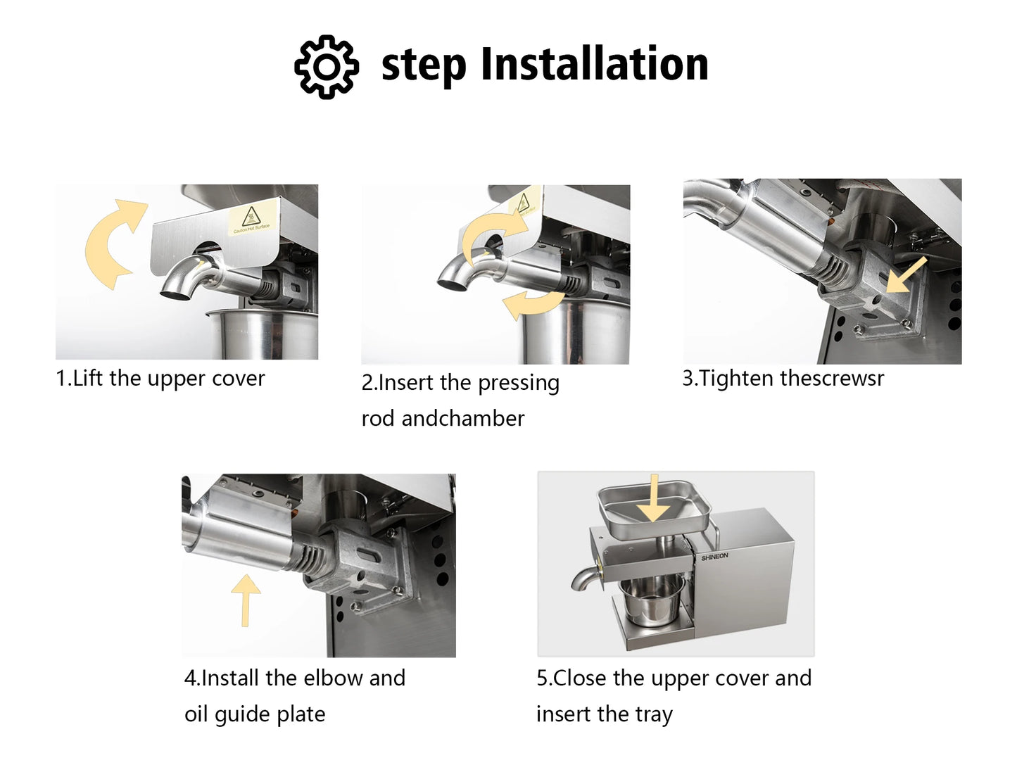1500W 110V/220V Automatic Cold Press Oil Machine, Cold Press Machine, Sunflower Seeds Oil Extractor, Cold Press Extract