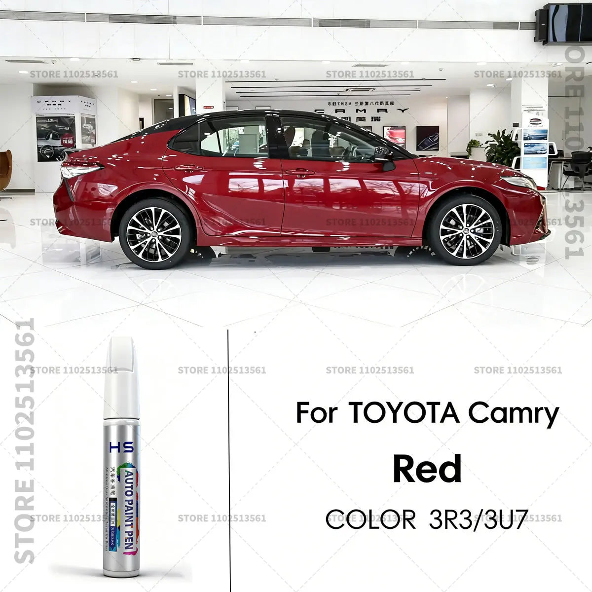 For Toyota Camry Paint Repair Pen Touch Up Scratch Remover DIY Car Accessories White 070 Blue 8W7 Black 209 202 220 Gold 5B2