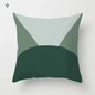 Mint Green Pillowcase Geometric Print Cushion Cover Sofa  Decorative throw pillow cushion covers40x40cm 50x50 45x45