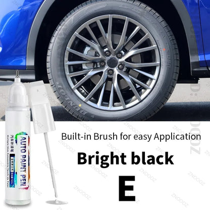 For LEXUS RX Touch Up Paint Wheel Repair Kit Quick And Easy Wheel Scratch Repair Rim Paint For Car Wheel Repair Silver Black