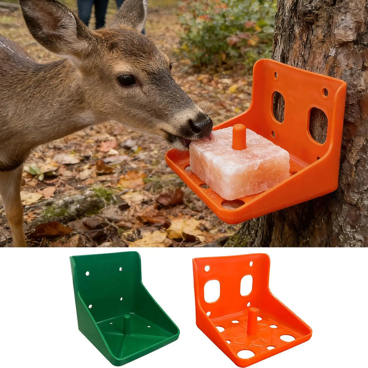Cattle Sheep Horse Lick Brick Container Salt Block Holder Mineral Container Livestock Salt Block Holder Goat Mineral Block Tray