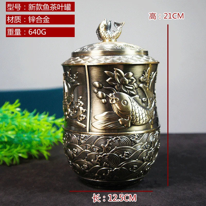 Pet Memorial Keepsake Container for Ashes Tea Canister Coffin Box for Human Ashes Metal Cremation Animal Urn Funeral Home Decor
