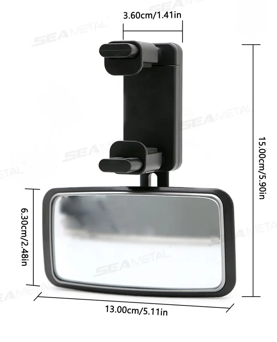 Baby Mirror Car Interior Rear View Mirror Clip Rear Facing Mirrors For Auto Safety Driving Kids Baby Monitor Angle Adjustable