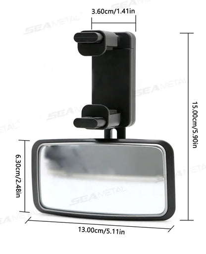 Baby Mirror Car Interior Rear View Mirror Clip Rear Facing Mirrors For Auto Safety Driving Kids Baby Monitor Angle Adjustable