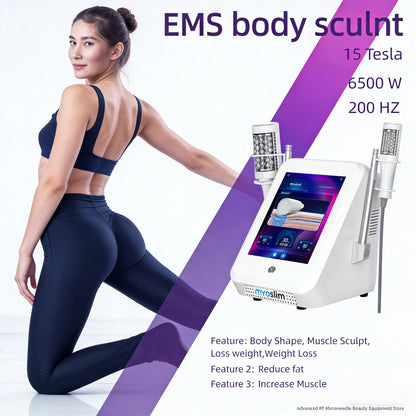 EMS Vacuum Inner Ball Roller 360° Rolling Machine: Cellulite Massage Weight Loss & Body Slimming Fat Removal Device
