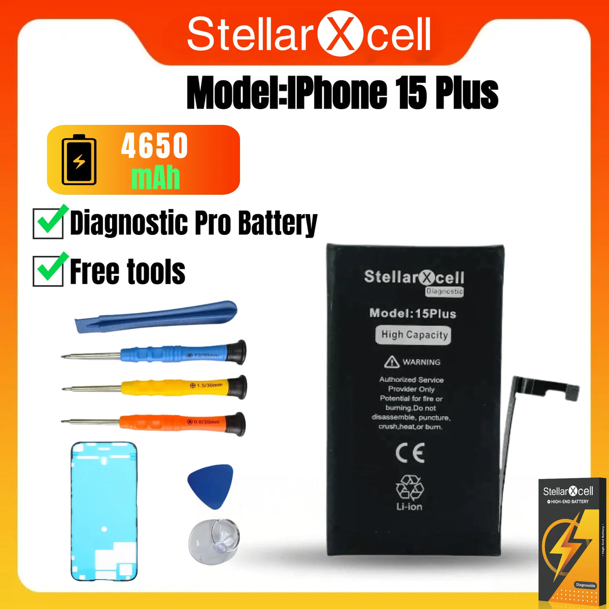 High Capacity Diagnostic Battery OEM TI BMS No Pop Up Message Run Diagnose for iPhone 12 13 14 15 Pro Max Pro Mini Plus
