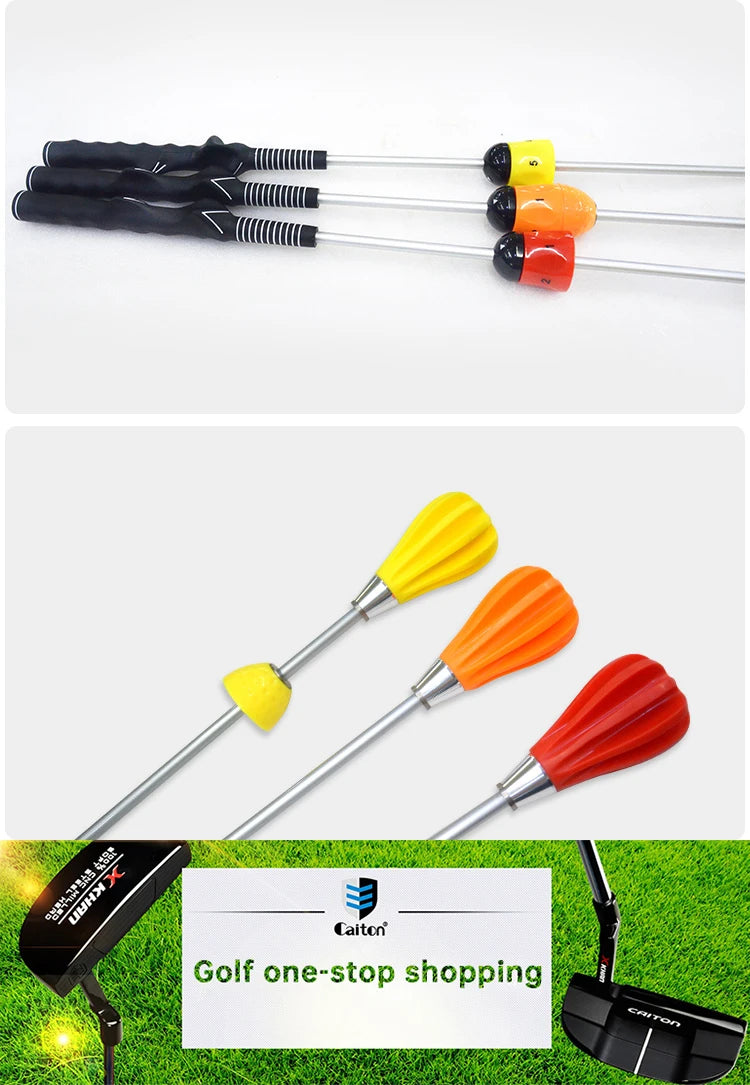 Caiton Golf Swing Exerciser | Premium Golf Aid for Men Women Beginners | Indoor Golf | Improve Your Skill and Accuracy