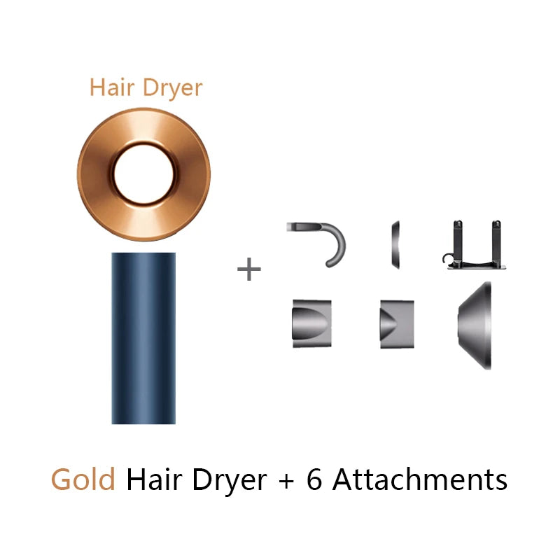 Ion Hair Dryer with Curls Diffuser 5 In 1 Super Ionic Hairdryer Woman Electric Barber Blower Leafless Dry Professional Machine