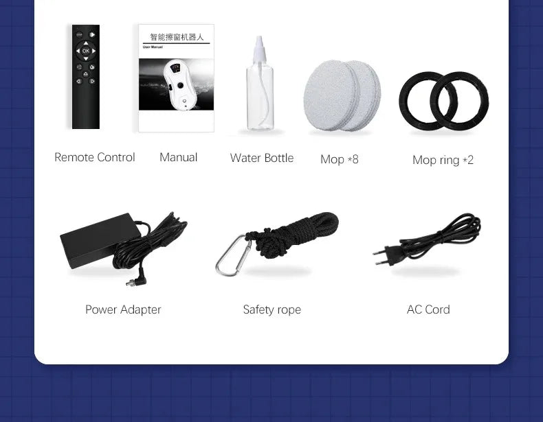 New-Mi Window Cleaner Robot Cleaning Products for Home Appliance Glass Electric Window Cleaner Smart Robot
