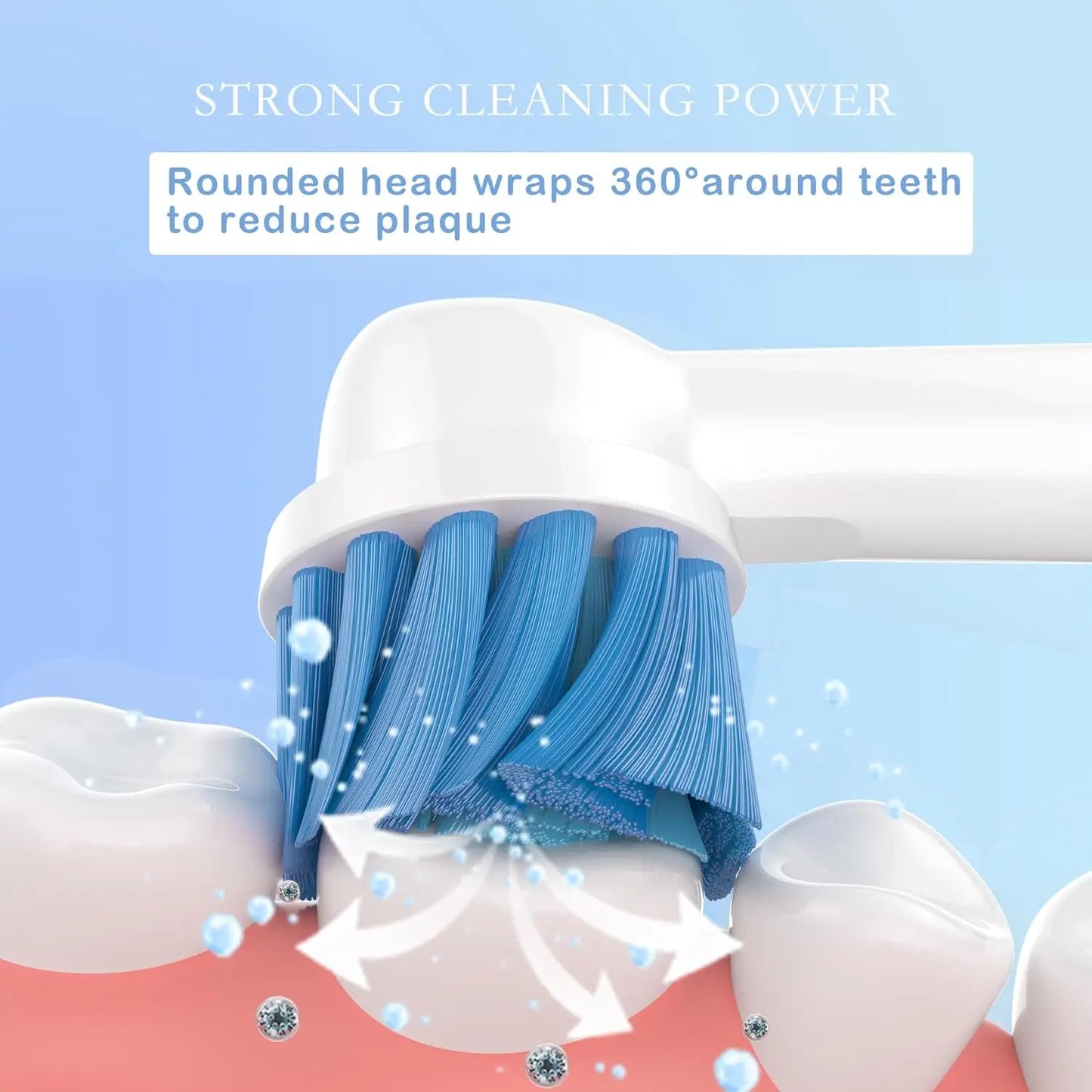 Soft Sensitive Replacement Brush Heads for Oral B Braun Electric Toothbrush Gentle and Comfortable Brushing for Sensitive Gums