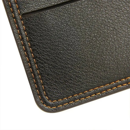 2027 Short Bifold Faux Leather Masculina Billetera Credit ID Card Holder Wallet Billfold Purse Clutch Solid Hombre Business Slim