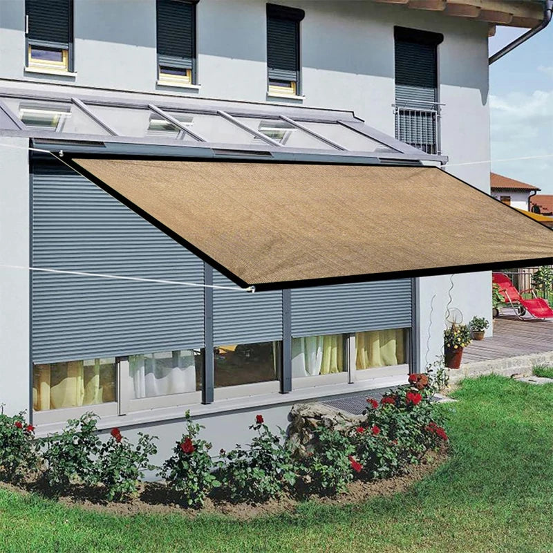 Premium HDPE Sun Shade Sail  All in One Solution for Patio,Garden Pergola,Yard,and Car Canopy! Ideal Plant Cover and Sun Shelter