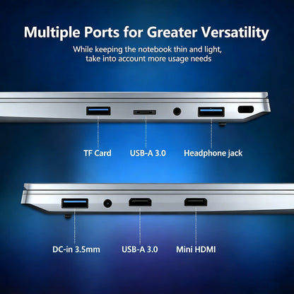 Portable Notebook Windows 11 Pro 15.6 Inch Laptop Computer HD Screen Intel Core I9-9900 16GB RAM 1TB 2TB SSD Laptops PC
