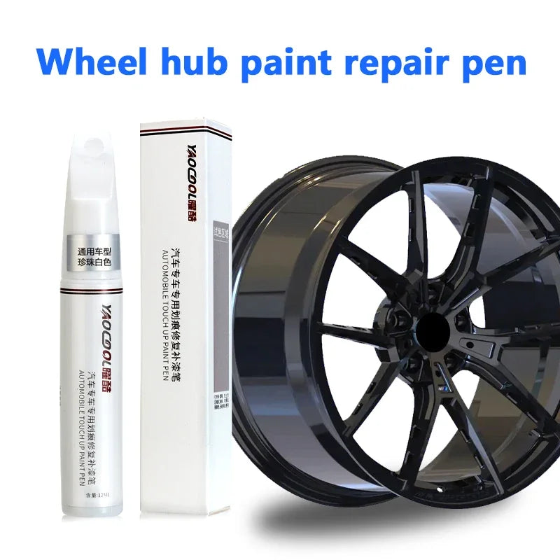 Car Wheel Scratch Repair Pen Black Edge Repair Paint Remover Black Silver Varnish Varnish Repair Set Silver Paint Pen